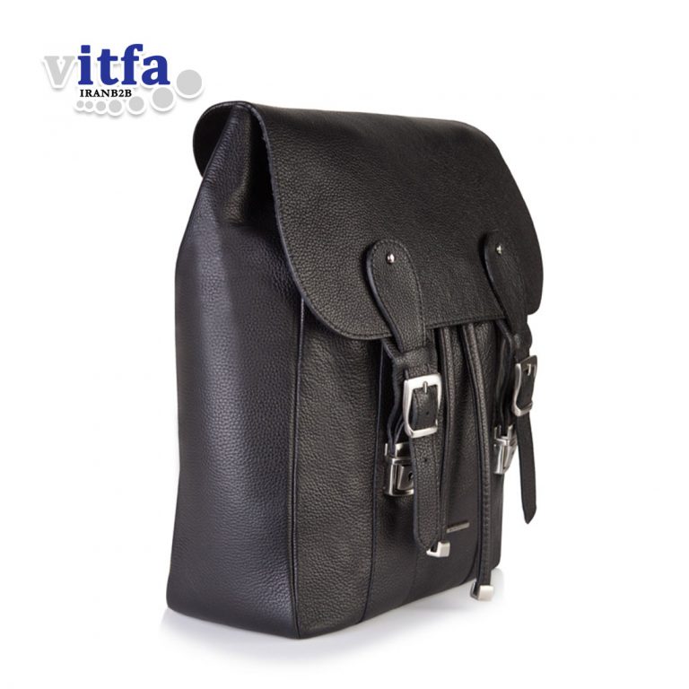 Novin Charm Leather Backpack