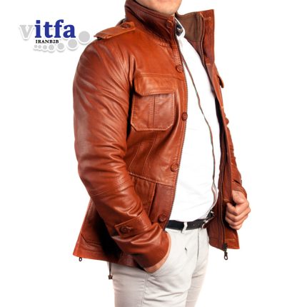 Novin Charm Leather Coat