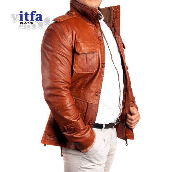 Novin Charm Leather Coat