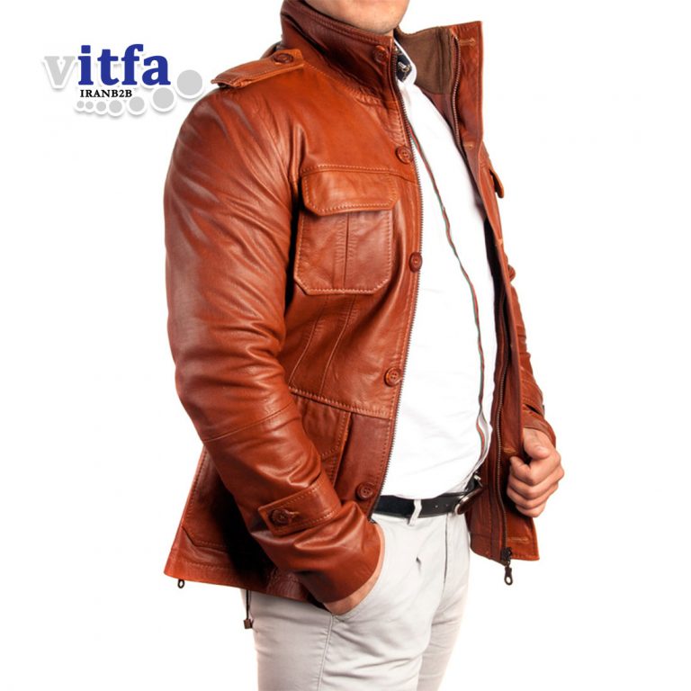 Novin Charm Leather Coat