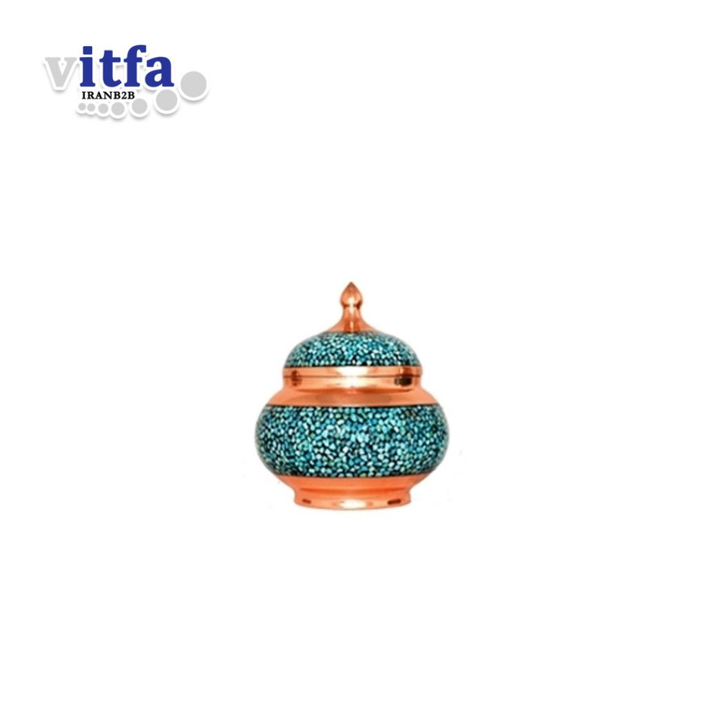 Turquoise Sugar Cube Bowl (Medium)
