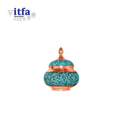 Turquoise Sugar Cube Bowl (Large)