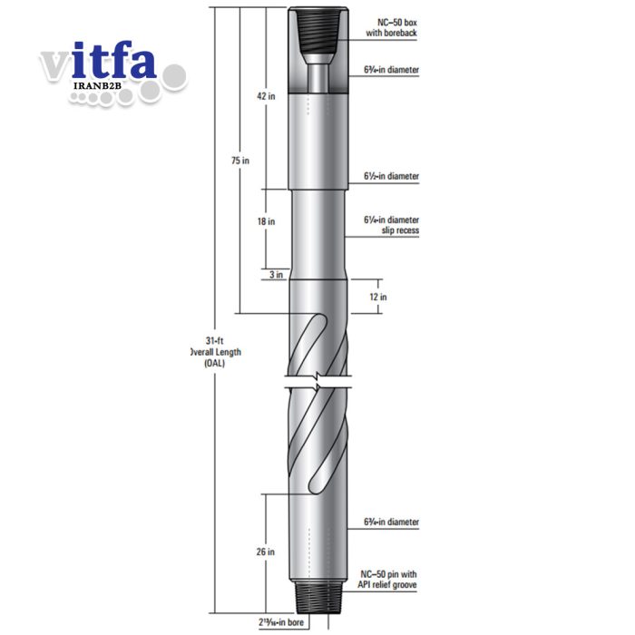 api-well-drilling-drill-collar-with-slip-recess-spiral-drill-collar3