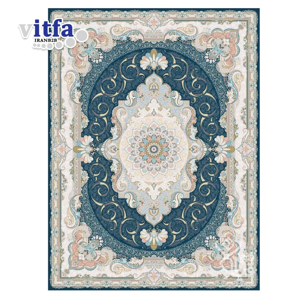 pictorial-machine-woven-carpetlachak-turanj-dark-blue