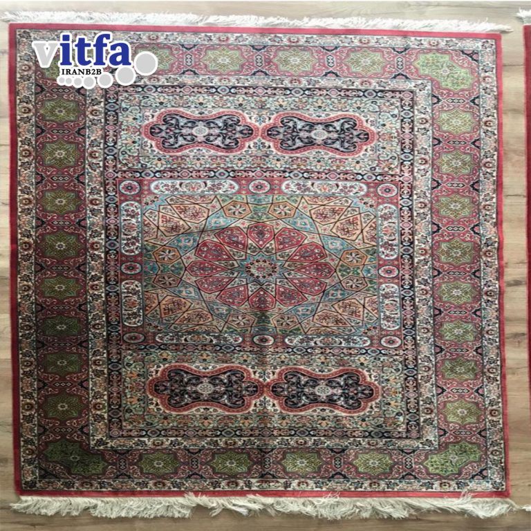 SILK CARPET, TWIN HANDCRAFT SILK CARPET - QOM HANDCRAFT CARPET - Image 2