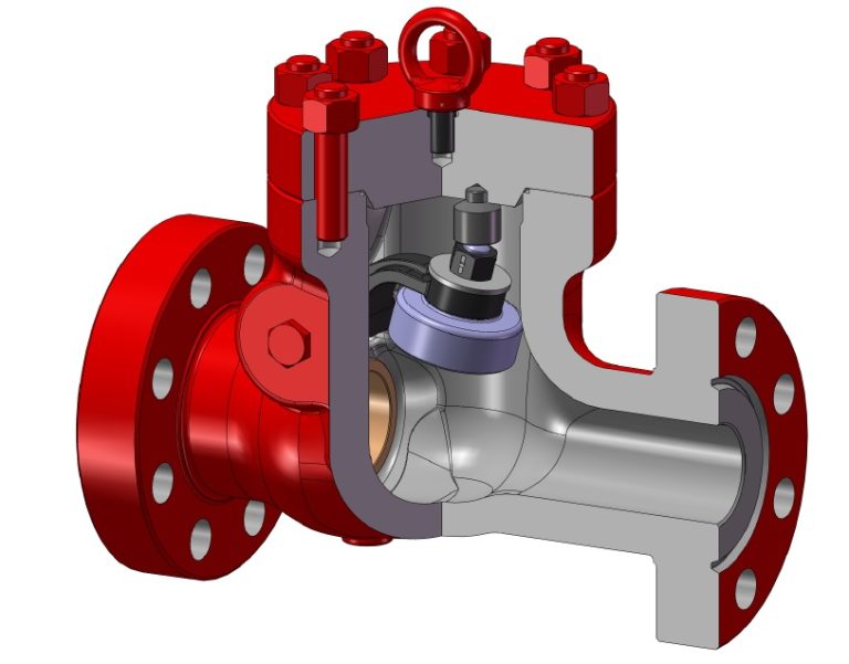 API hign quality High Pressure Flanged End Swing Check Valve for oilfield - Image 7
