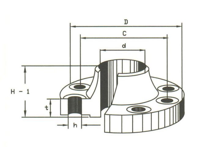 ANSI 4130 10000PSI Weld Neck Flange - Image 6