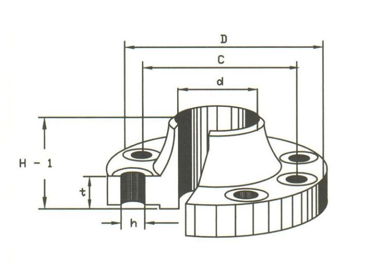 ANSI 4130 10000PSI Weld Neck Flange - Image 6