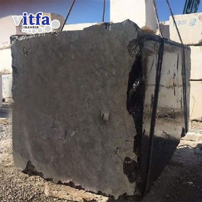 Black Marble Stone Block Iran NajafAbad