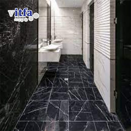 Black Marble Stone Slab Iran NajafAbad