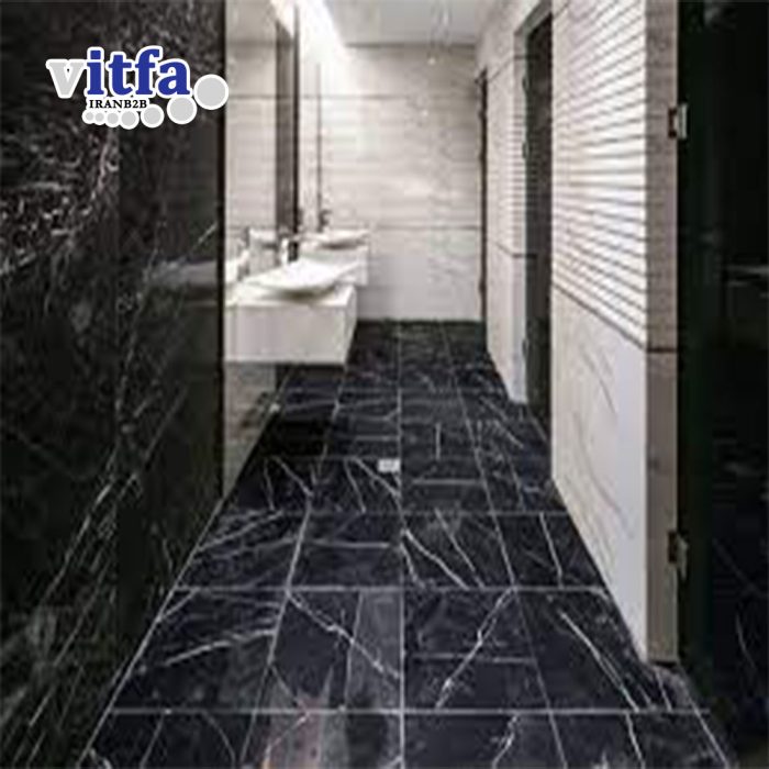 Black Marble Stone Slab Iran NajafAbad