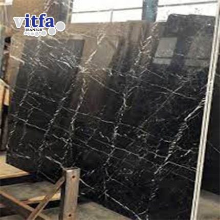 Black Marble Stone Slab Iran NajafAbad