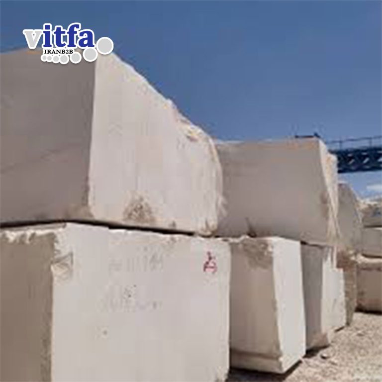 Cream Marble Stone Block Iran Dehbid
