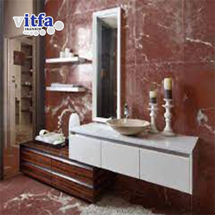Red Marble Stone Slab Iran Khoy