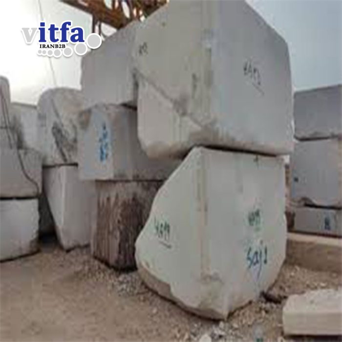 White Porcelain Stone Block Iran Azna