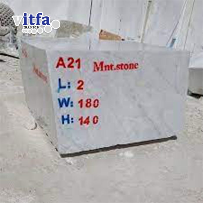 White Porcelain Stone Block Iran NeyRiz