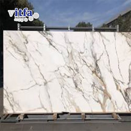 White Porcelain Stone Slab iran Laybid
