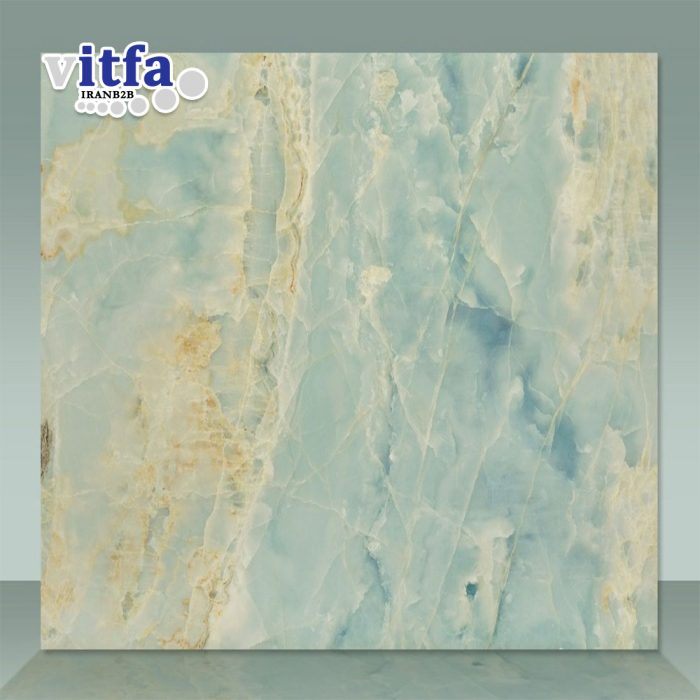 blue onyx stone slab Iran Isfahan - Image 1