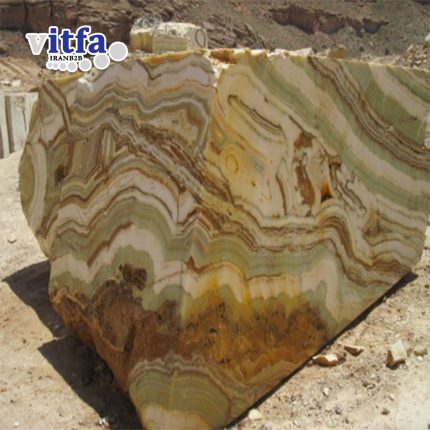 green onyx stone block iran isfahan