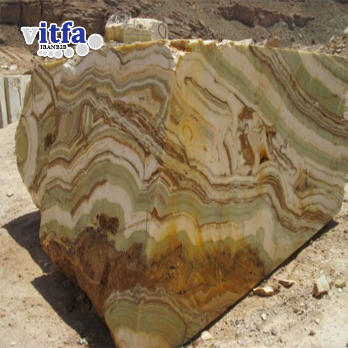 green onyx stone block iran isfahan