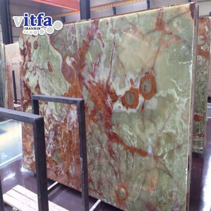 Green Onyx Stone Slab Isfahan Iran