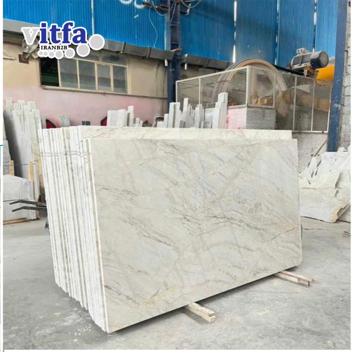 White Porcelain Stone Slab NeyRiz Iran - Image 1