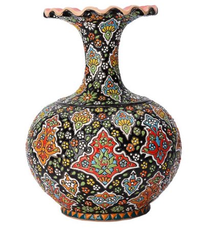 minakari pottery pot
