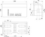 ABLOY PL205 Staples for Padlocks for Right-Handed Doors - Image 4