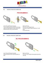 RIELDA 900-50/29 RS/ Italy /Re-programable High Security Padlock /W Key Set 3+1 - Image 5
