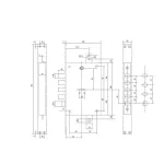 FIAM - ISEO 648 /High Security Deadbolt Lock for Armored Doors / with 5 Keys - Image 8