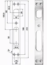 MAUER 101.128 /Assa Abloy Group/High Security Bolt Lock - Image 3