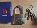 RIELDA 900-50/29 RS/ Italy /Re-programable High Security Padlock /W Key Set 3+1